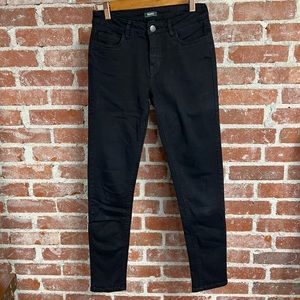 ROOTS black denim skinny jeans size 25 stretchy casual pants
